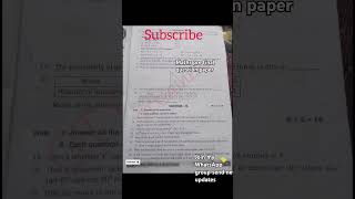 Mathematics Pre-Final Examination Question Paper || 2025 Maths Question paper | real Question paper