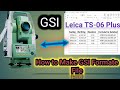 Excel👉GSI for Leica💲 || How To Convert Survey Data From Excel To GSI Format ✔ #surveymentorwaqas