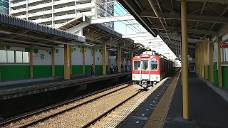 近鉄6020系C55+6413系Mi16編成の準急河内長野行き 針中野駅