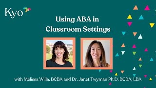 ABA in Classroom Settings