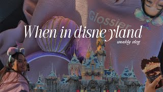 [Weekly Vlog] when in disneyland (parkhopper) pt 1 | what we rode