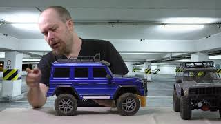 Představení mých aut na expedice. TRX4 Mercedes G500 a SCX 10.2 Jeep Cherokee