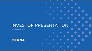 TEGNA TGNA Q3 2023 Earnings Call \u0026 Presentation