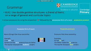 6RUt1 Grammar Double Genitives