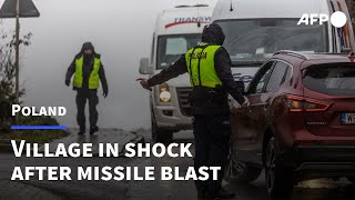 Polish village in shock after missile blast | AFP