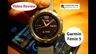 Garmin Fenix 5 Video Review - 2018 Best GPS All Performance Watch