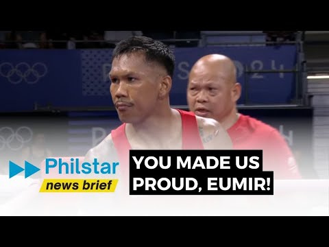 Eumir Marcial tinalo ng kalabang taga-Uzbekistan sa 2024 Paris Olympics