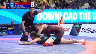 Qualification • WW 49Kg • Lonisa REKA (KOS) vs. Eleni ZAGLIVERI (GER)