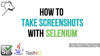 How to take screenshots with Selenium l Advanced Selenium Tutorial