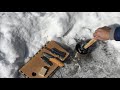 Carving a Swedish Dala Horse With Some EDC Knives & Tools - Outdoors, No Talking, Building a Fire