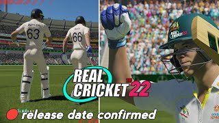 Real Cricket 22 Launched 🥳 | RC 22 Release date almost Complete🔥 | Rc22 आ गया |