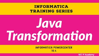 Java Transformation in informatica | Informatica tutorial for beginners |