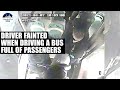 Heroic bus driver pulled the handbrake to save lives before passing out while driving