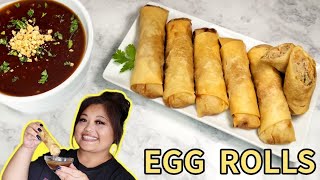 how to make CRISPY HMONG Egg Rolls w/ Dipping Sauce