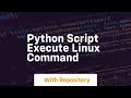 python script execute linux command