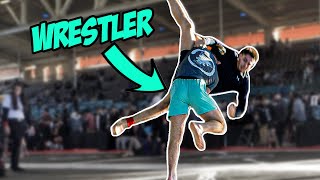 Wrestler Double Legs EVERYONE (Intermediate BJJ Comp)
