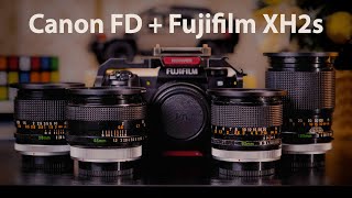 These Vintage Canon FD Lenses Are Amazing For Filmmaking Fujifilm XH2s