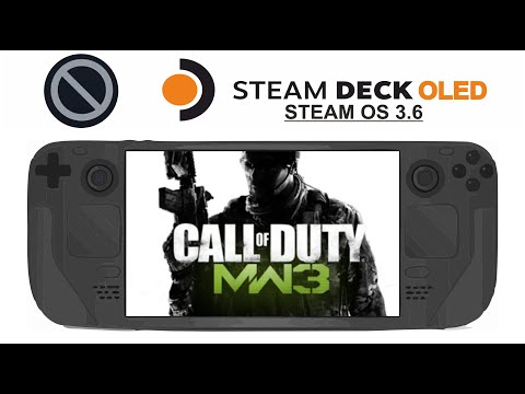 Call of Duty Modern Warfare 3 2011 (SP) on Steam Deck OLED with Steam OS 3.6