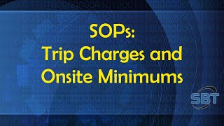 SOP: Trip Charges