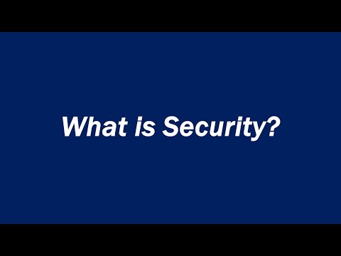 What is security and examples?