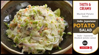 Indo Japanese Mashed Potato Salad Recipe | Easy and Delicious Potato Salad