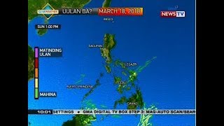 NTVL: Weather update as of 10:00 a.m. (March 18, 2018)