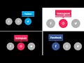 Social Media Icons with Tooltip Hover Effect Tutorial in HTML CSS