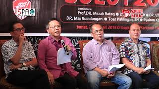 ISPAC - Diskusi Terbuka Perspektif Pembangunan Sulut 2018 (Pemaparan Prof. DR. Mezak Ratag)