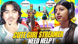 Cute Girl Streamer Need Help😭 She Crying on Live😭 2 Players Call Her Noob - Laka Gamer