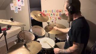 Dystopia - Leaning With Intent To Fall (drum cover)