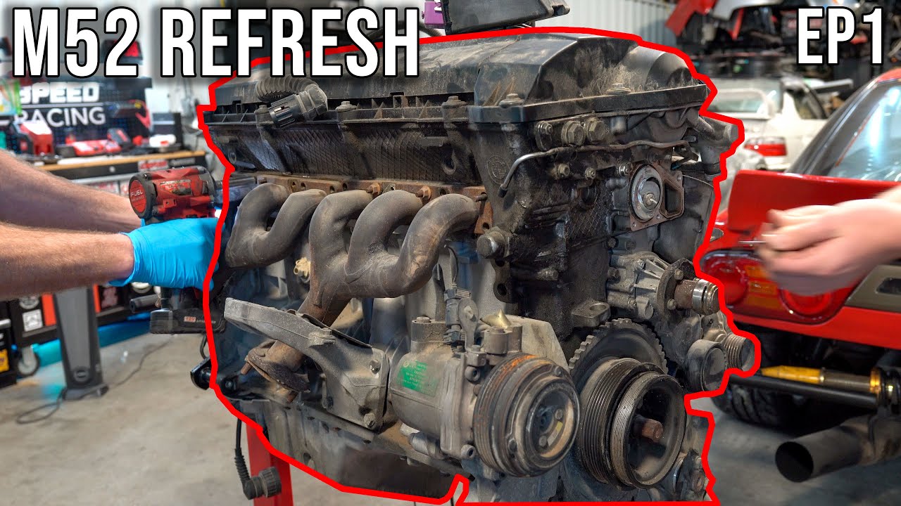 BMW M52 ENGINE REBUILD Ep. 1 - Teardown - YouTube