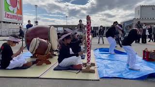 地車囃子　天打鼓舞　一期生二期生合同　だんじり囃子　小学生　親初挑戦‼️