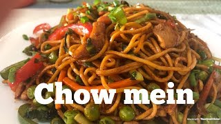 Chicken Chow Mein  Restaurant Style || चिकन चाउमिन || Chicken Chow Chow  ||Tsheten Dukpa