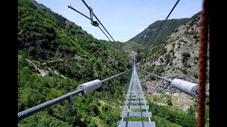 IL PONTE TIBETANO DI CASTELSARACENO---------IL PONTE TIBETANO DEI DUE PARCHI...LUCANO E POLLINO.