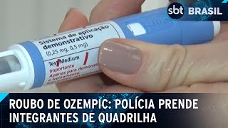 Suspeitos de integrar quadrilha especializada em roubo de Ozempic são presos | SBT Brasil (26/02/25)