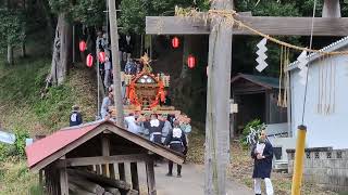 令和六年度小鶴祇園祭宵祇園　鶴祭會神輿宮出し