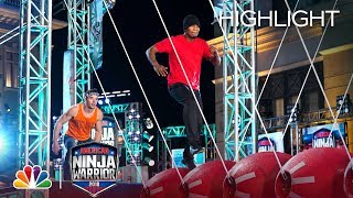 NE-YO's Ninja Warrior Run for Red Nose Day - American Ninja Warrior 2018