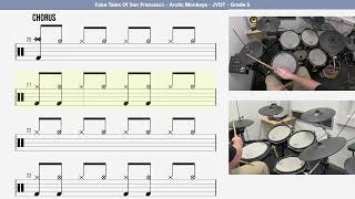 🥁 How To Play - Fake Tales Of San Francisco   Arctic Monkeys   JYDT   Grade 5