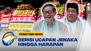 Karangan Bunga Ucapan Selamat Banjiri Rumah Pramono-Rano - [Primetime News]