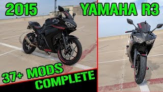 COMPLETE MOD LIST YAMAHA R3 • Walkaround • With Links •