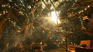 Bookworm's House in the woods🌲Immersive Experience [4K]