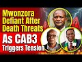 Mwonzora defiant After alleged death threat over Muchena meeting
