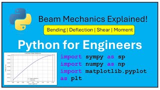 ✅Python for Structural Analysis: Beam Mechanics Explained