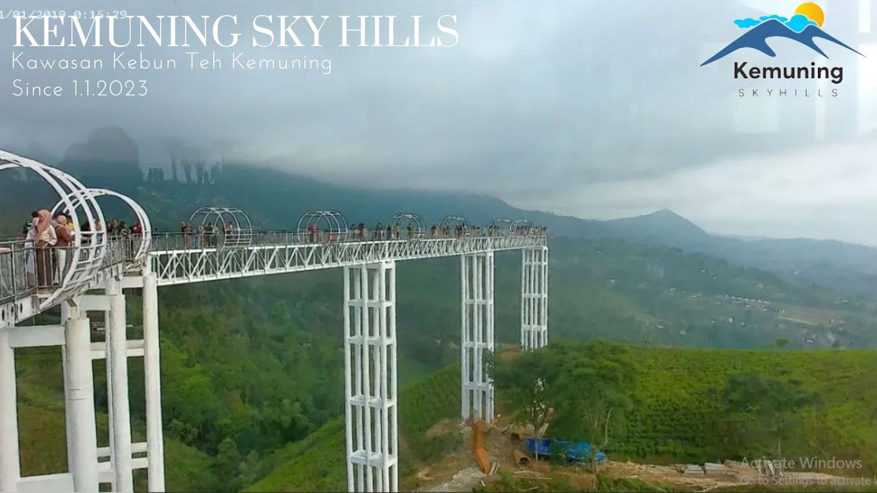 🇮🇩 Kemuning Sky Hills - Wisata Jembatan Kaca Yang Hits Di Karanganyar ...