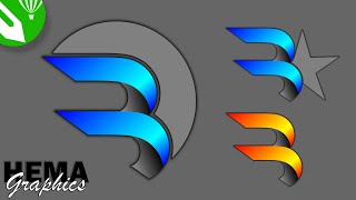 Coreldraw Tutorial - Alphabetical Logo Design B