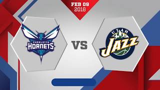 Charlotte Hornets vs. Utah Jazz - February 9, 2018
