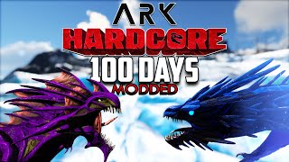 I Spent 100 Days in Modded Ark Using The Biggest Mod Possible... Here's What Happened
