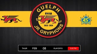 U14 AA Guelph Gryphons at Brampton 45s February 8, 2024