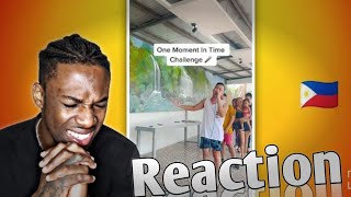 How Is This Possible 🇵🇭| Filipino 'ONE MOMENT IN TIME' Mic sharing KARAOKE!  [Reaction]