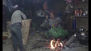 Myvillage official videos 1383 || Preparing green nettles recipe || Rural life